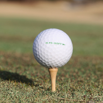 NIKE® Power Distance Soft Golf Balls - These golf balls are perfect for slower swing speeds and those who want an overall softer feel. They feature a low-compression core and softened ionomer cover to provide longer distance with added greenside feel. 12 golf balls included.
